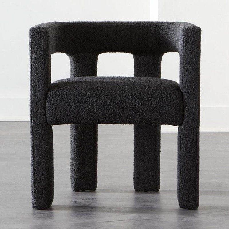 Bouclé Dining Armchair