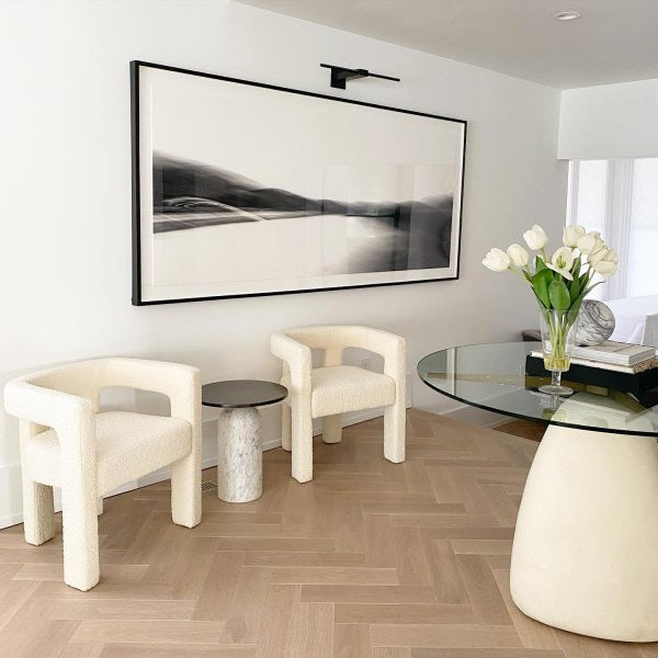 Bouclé Dining Armchair