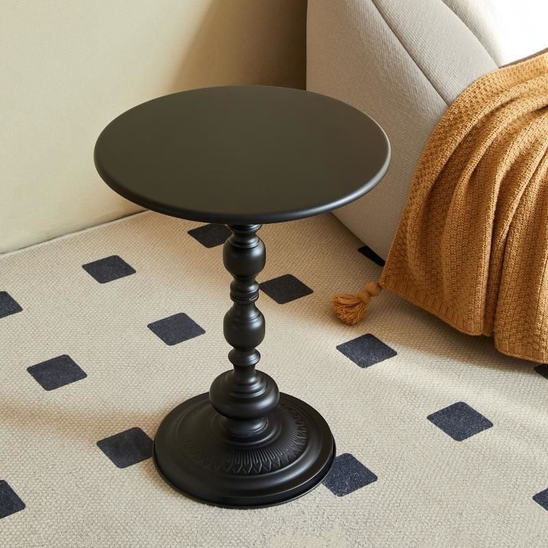 Vintage Charm Metal End Table