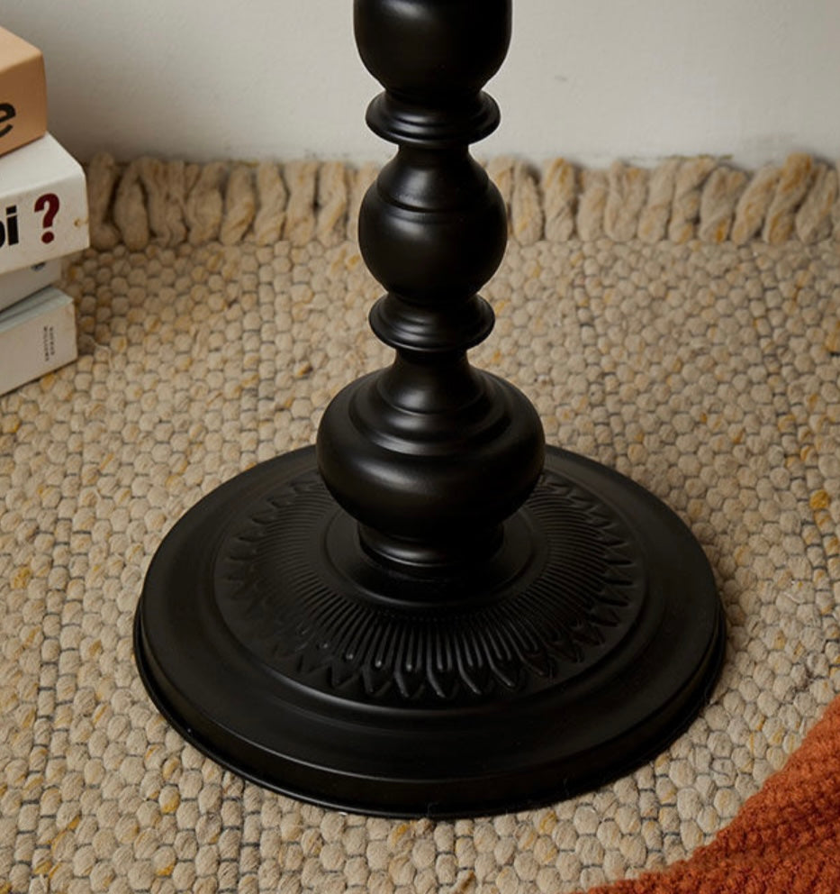 Vintage Charm Metal End Table