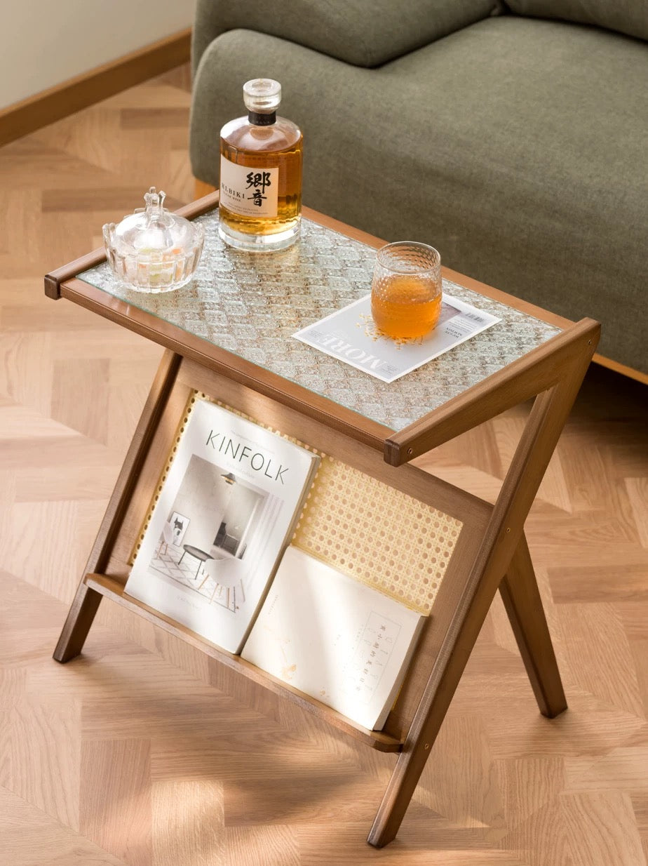 Rattan End Table
