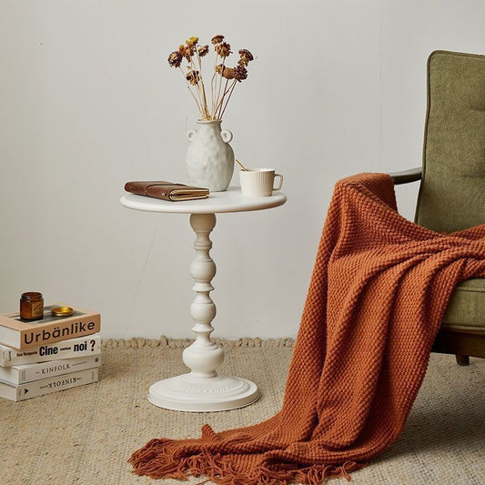 Vintage Charm Metal End Table