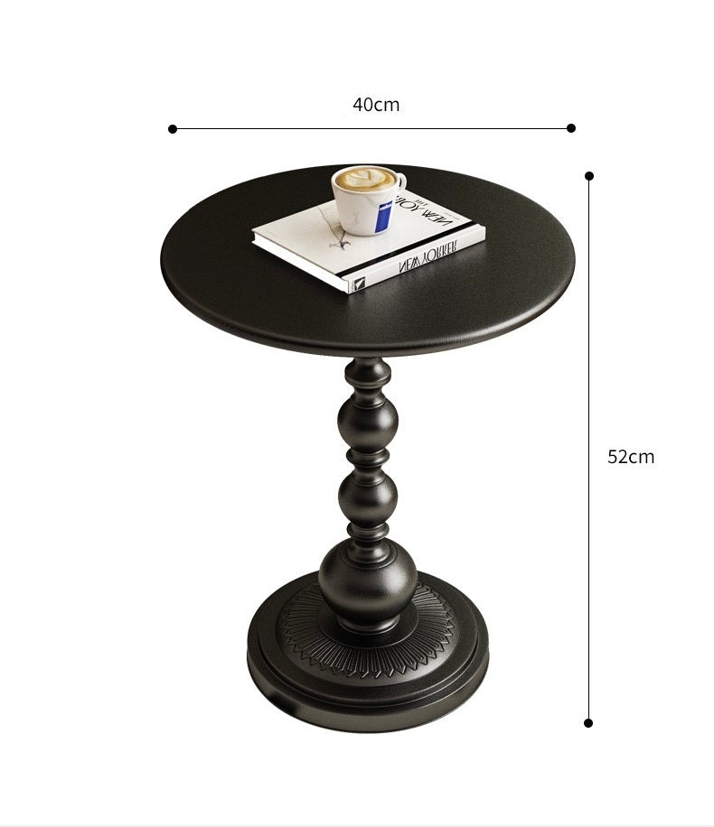 Vintage Charm Metal End Table